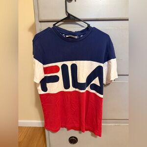Fila men’s color block shirt